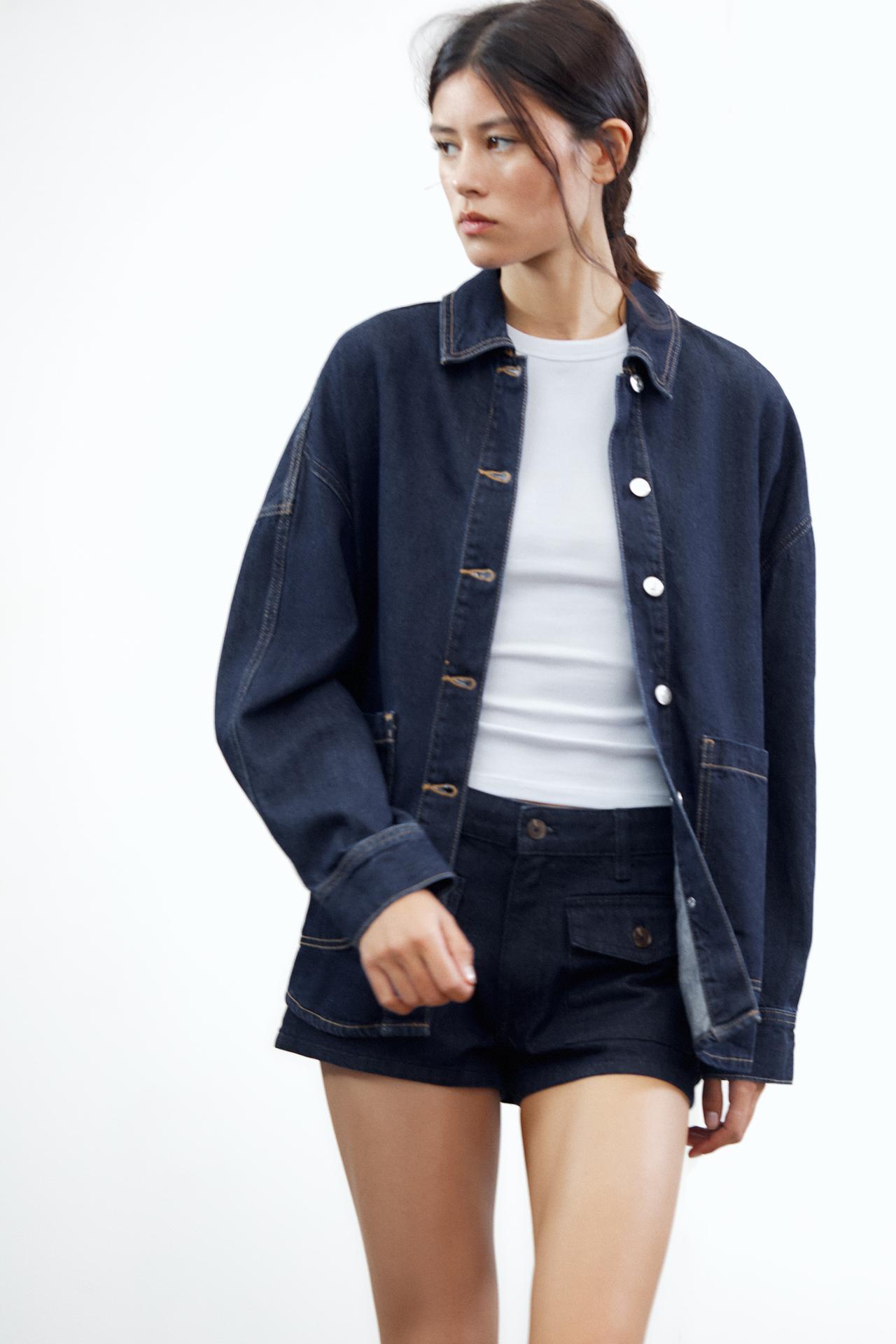 Oversized Denim Overshirt