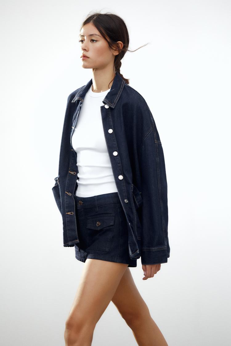 Oversized Denim Overshirt