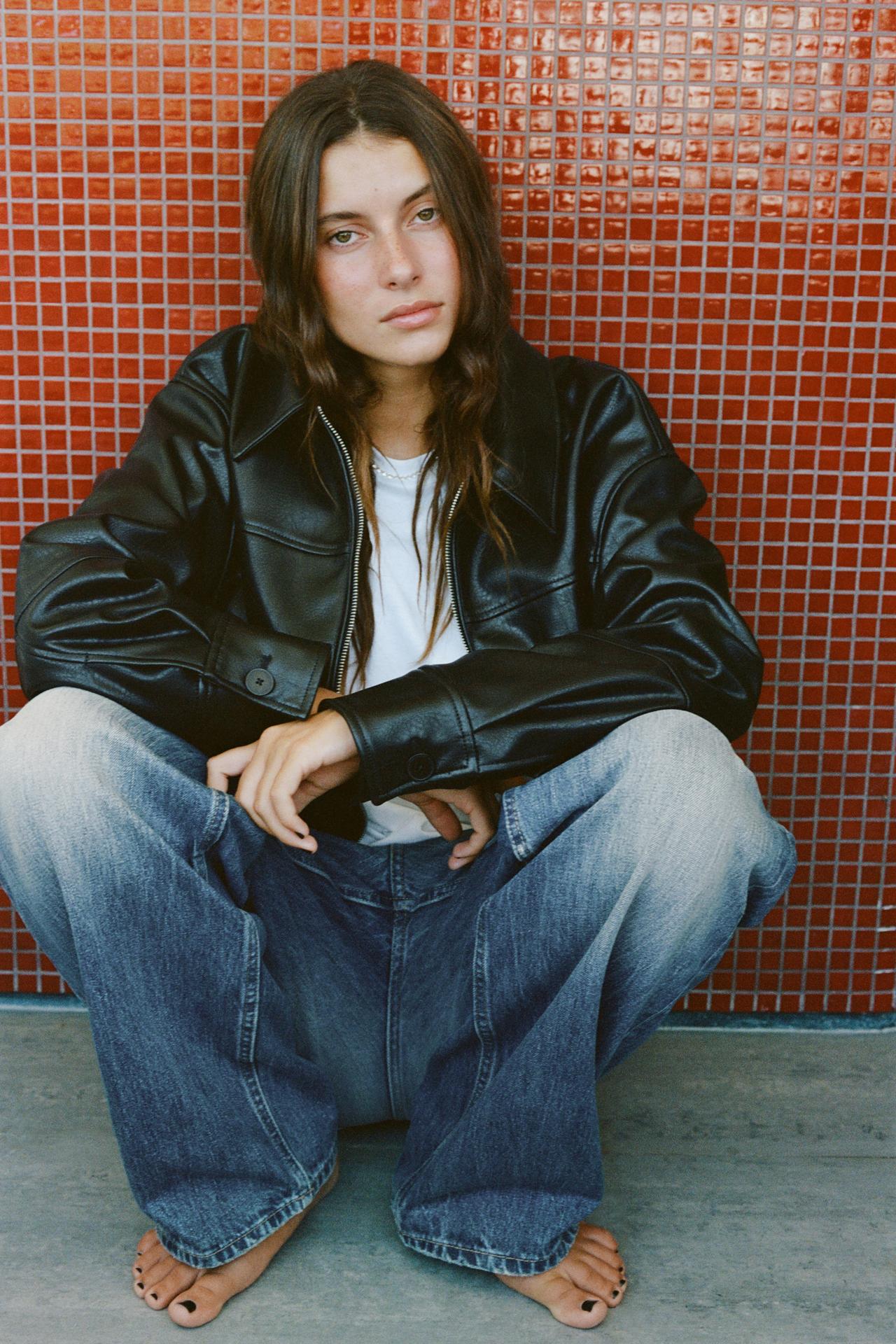 Aviator Jacket – Synthetic Material