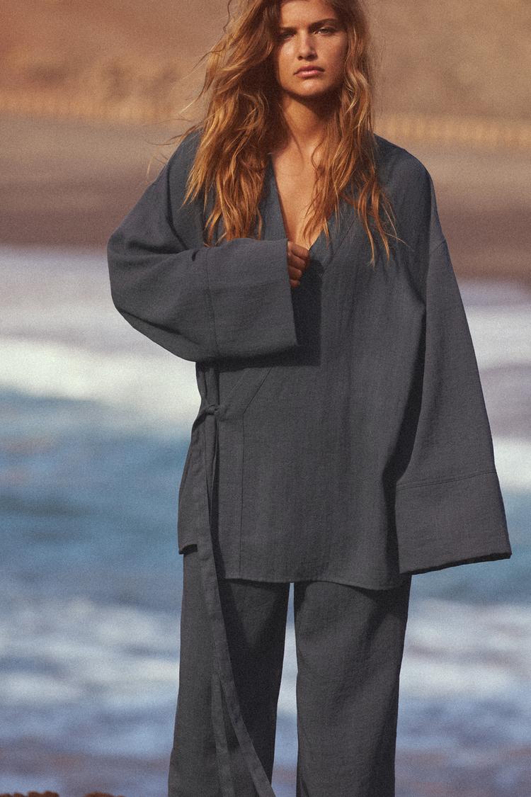 Kimono Jacket with Side Knot