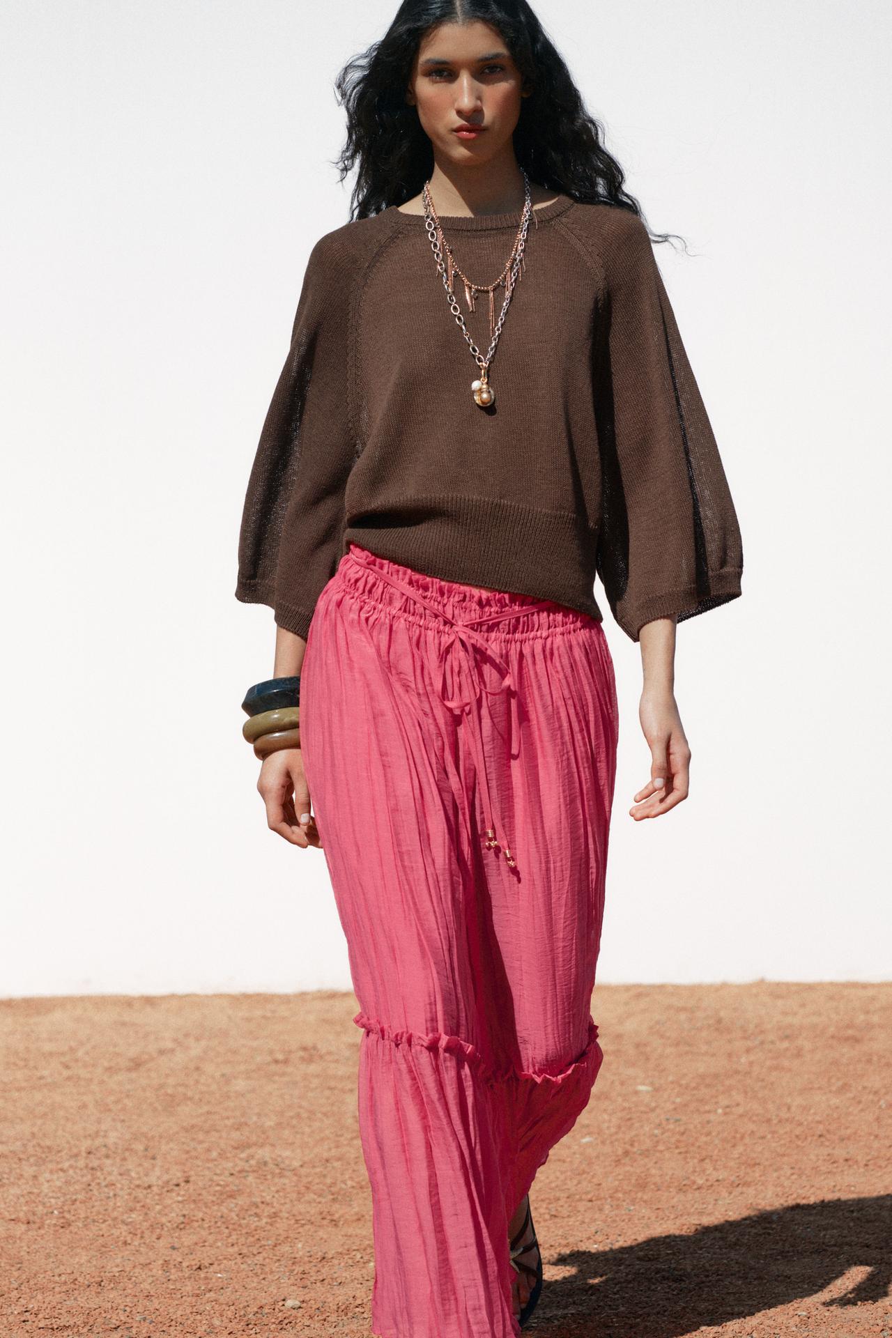 Oversized Sleeve Knit Sweater