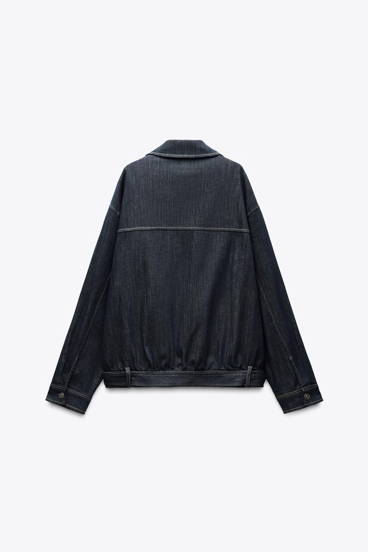 Denim Vest with Belt