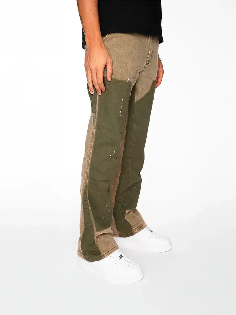 Brown Front Flare Jeans – 212444