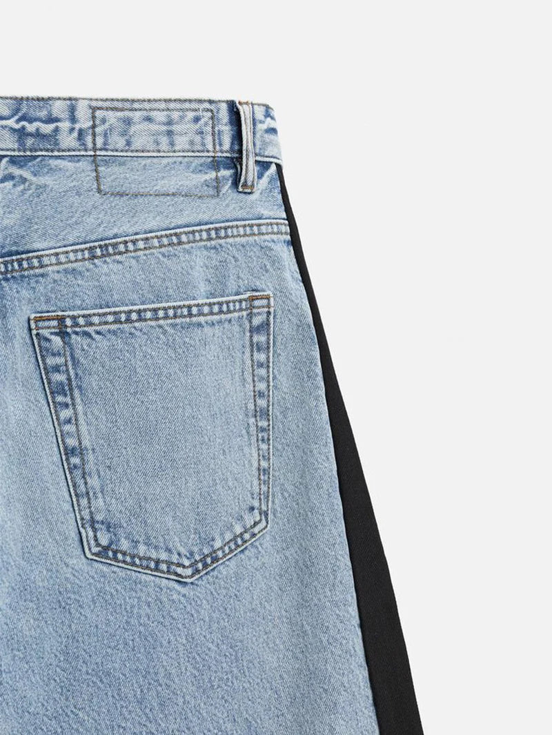 Black Bands Flare Jeans – 212321