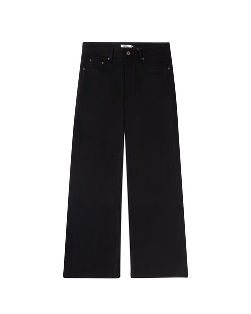 Black Bootcut Selvedge Denim