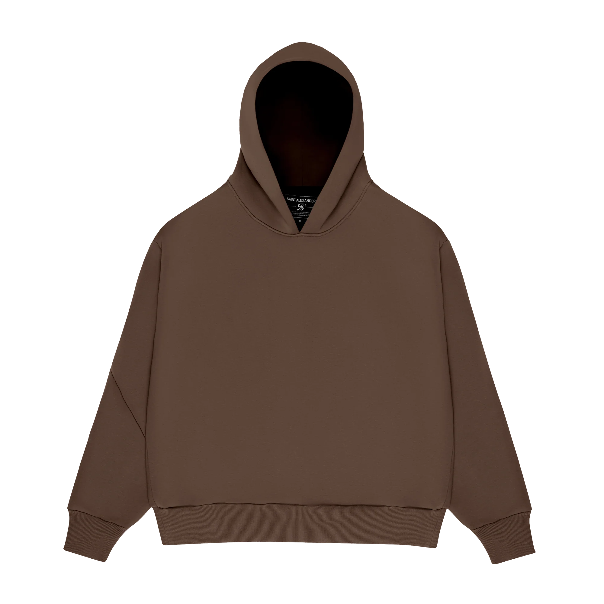 Monochrome Hoodie – Bark Brown