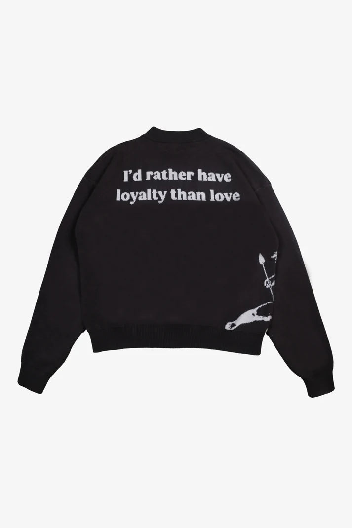 Oversized Knit “Arrow of Love” – 244574